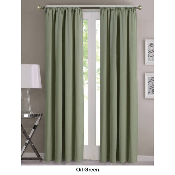 Solid Twill Curtain Panel