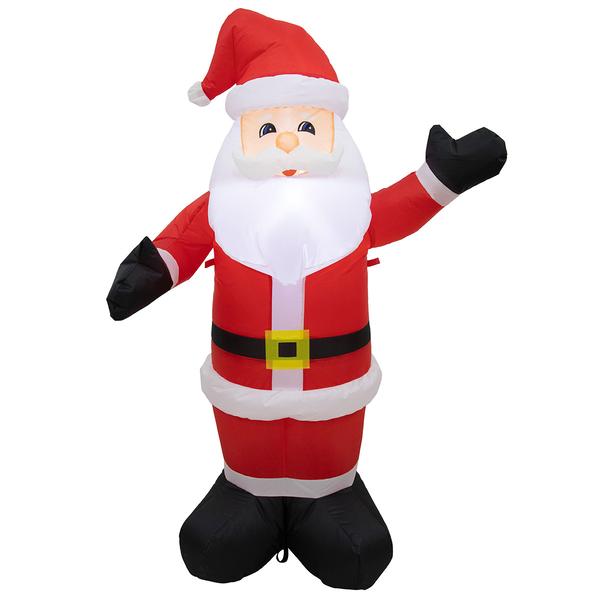 Christmas Indoor/Outdoor 3.5ft. Inflatable Waving Santa - image 
