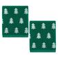 Nicole Miller Festive Pine 2pk. Holiday Hand Towel Set - image 1