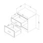 South Shore Versa 2 Drawer Nightstand - image 6