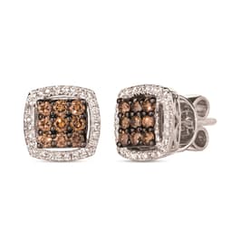 Le Vian&#40;R&#41; Vanilla Gold&#40;R&#41; & 3/8ctw. Chocolate Diamonds&#40;R&#41; Earrings