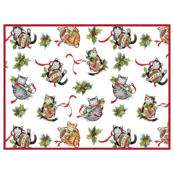 Kay Dee Meowy Christmas Dish Drying Mat - image 
