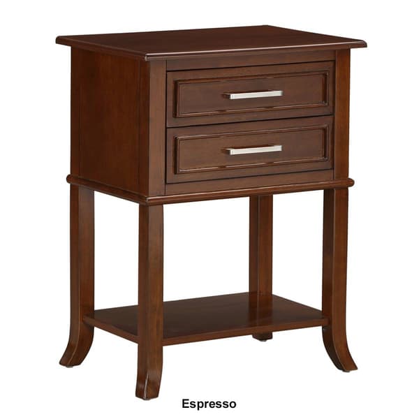 Convenience Concepts Sydney 2 Drawer End Table