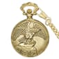 Mens Gold Alloy Engraved Eagle Pocket Watch - 37741 - image 1