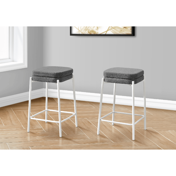 Monarch Specialties Contemporary 26in. Barstool - Set Of 2 - image 