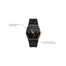 Mens Bulova Latin GRAMMY® Black Rosegold Strap Watch - 97A163