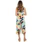 Womens Nina Leonard Sleeveless Surplus Crop Leg Jumpsuit - image 2