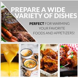 HomeCraft 1.5qt. Triple Slow Cooker