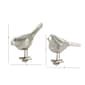Set of 2 9th & Pike® Large Silver Bird Figurines Table Décor - image 6