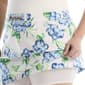Plus Size Rafaella® Pom Pom Floral Horse Bit Belted Skort - image 3