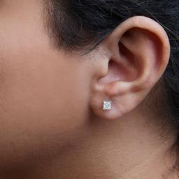 Haus of Brilliance 3/4ctw. Lab Grown Diamond Square Stud Earrings