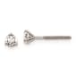 Pure Fire 14kt. White Gold Screwback 1/5ctw. Lab Diamond Earrings - image 1