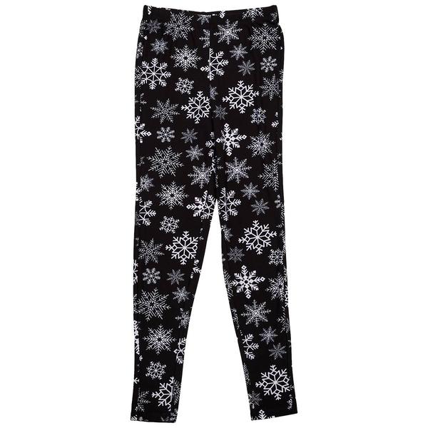 Girls (7-16) Jolie & Joy Snowflake Leggings - image 