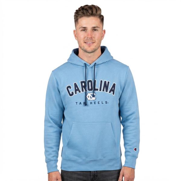Mens Champion(R) UNC Pullover Hooded Sweatshirt - image 