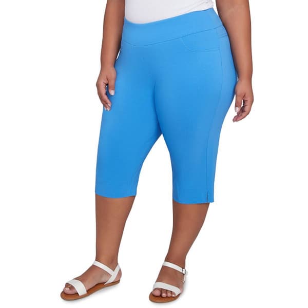 Plus Size Ruby Rd. Key Items Tech Pull-On Clamdigger