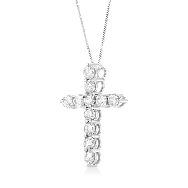 Diamond Classics™ 1ctw. Round-Cut Diamond Cross Pendant