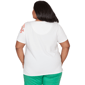 Plus Size Alfred Dunner Resort Living Floral Scallop Hem Blouse - image 2