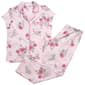 Womens Laura Ashley® Short Sleeve Stripe & Floral Pajama Set - image 2