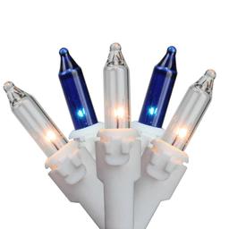Northlight Seasonal 10ft. Blue Christmas Lights - White Wire