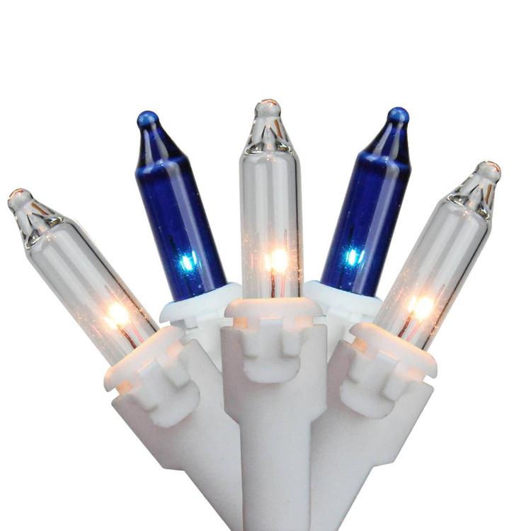 Northlight Seasonal 10ft. Blue Christmas Lights - White Wire