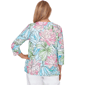 Womens Alfred Dunner Classics Stained Glass Floral Blouse - image 2