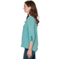 Womens Ruby Rd. Renaissance Romance 3/4 Sleeve V Neck Tee - image 4