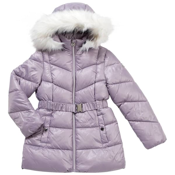 Micahel Kors Girls &#40;7-16&#41; Stadium Belted Puffer - image 