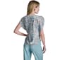Womens DKNY Cap Sleeve Cowl Neck Camo Blouse - image 2