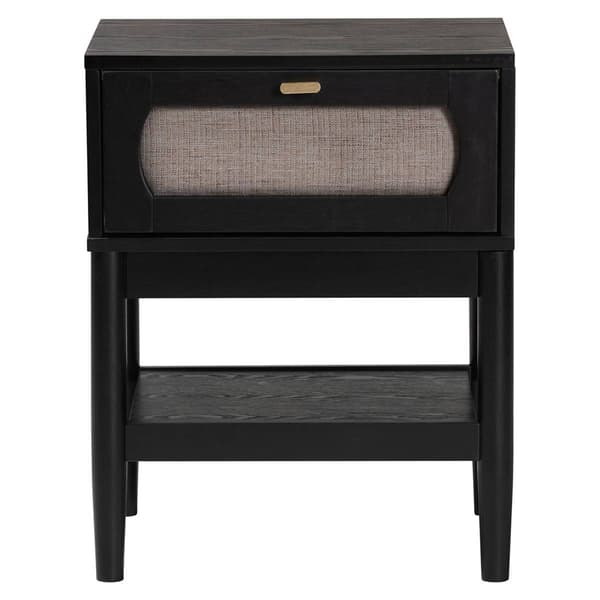Baxton Studio Shirin Mid-Century Wood Nightstand