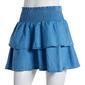 Juniors No Comment Tara Tiered Denim Skirt - image 1
