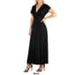 Womens 24/7 Comfort Apparel Cap Sleeve Maxi Dress - image 2