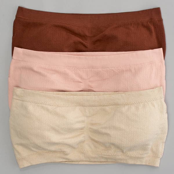 Womens Wild Dream 3pk. Wild Chevron Bandeau Bras -  B28961H3-ORF - image 