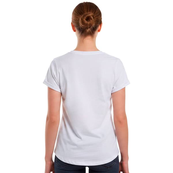 Womens Erika Dolman Sleeve Round Neck Flip Flop Tee