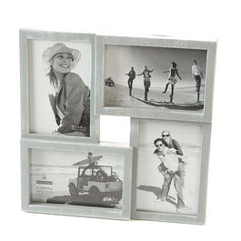 Malden Puzzle 4 Opening Grey Collage Frame - 4x6