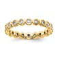 Endless Affection(tm) Gold Bezel Set Eternity Band - image 1