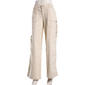 Juniors Celebrity Pink Twill Mid Rise Zipper Cargo Pants - image 1