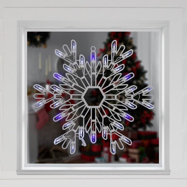 Northlight Seasonal 16in. LED Snowflake Christmas Window Décor