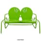 Northlight Seasonal Retro Metal Tulip Double Glider Patio Chair - image 6