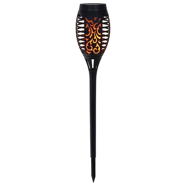 Tiki Torch Lantern with Flickering Flame