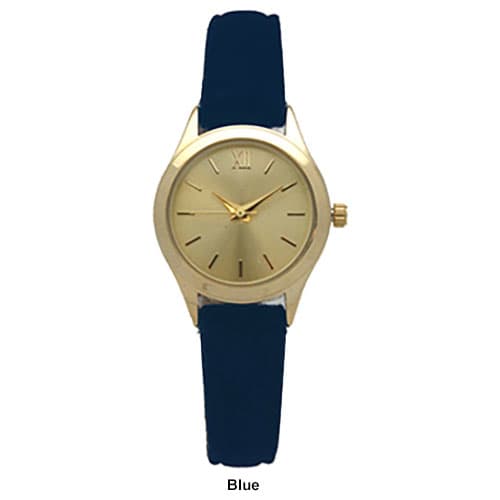 Womens Olivia Pratt Skinny Velvet Strap Watch - 17439