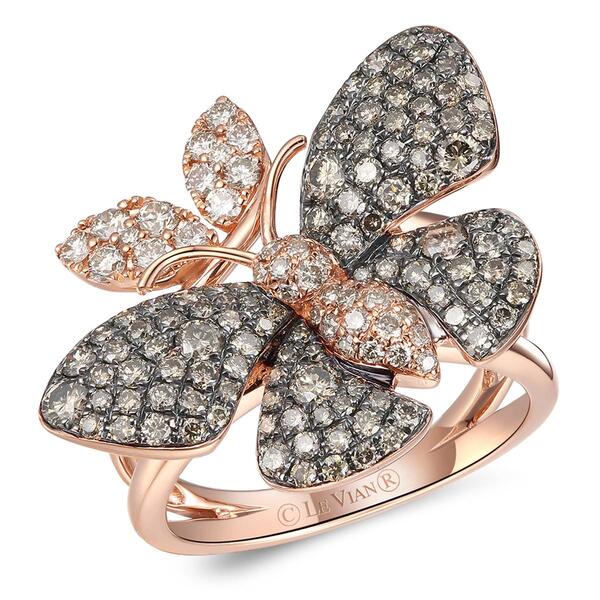 Le Vian&#40;R&#41; Chocolate Diamonds&#40;R&#41; & Nude Diamonds&#40;tm&#41; Butterfly Ring - image 
