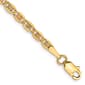 Gold Classics&#40;tm&#41; 2.75mm. 14k Tri-Color Valentino Bracelet - image 1