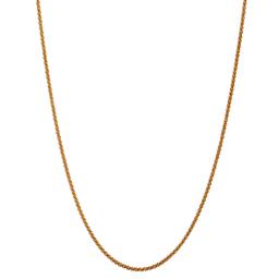 Design Collection Gold Plated Popcorn Necklace