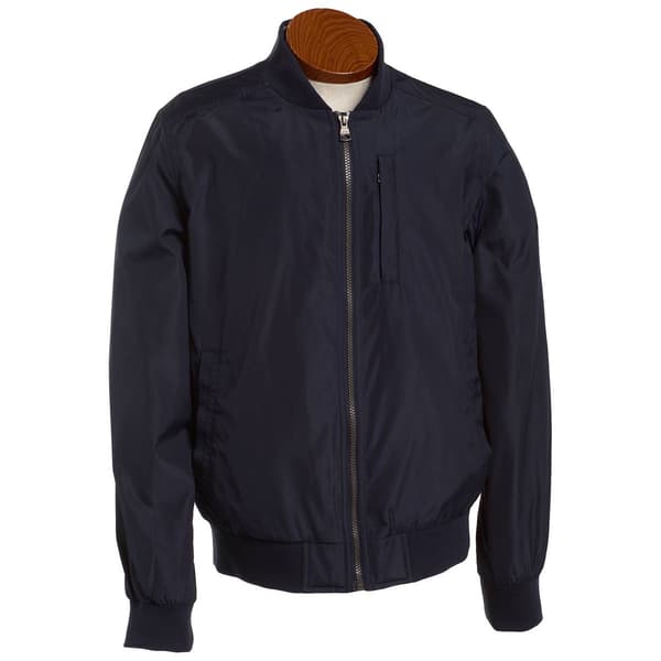 Mens Nautica Solid Flight Jacket