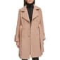Womens Guess Belted Double Breasted Faux Wool Coat - image 4