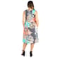 Plus Size 24/7 Comfort Apparel Floral Fit & Flare Midi Dress - image 2