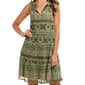 Womens Harper 241 Sleeveless Geo Tier Ruffle Hem A-Line Dress - image 3