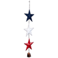 Northlight Metal Stars and Bell Hanging Patriotic Wind Chime - image 3