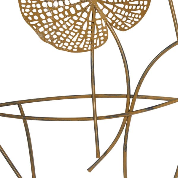 9th &amp; Pike® Pressed Leaves Metal Wall Decor