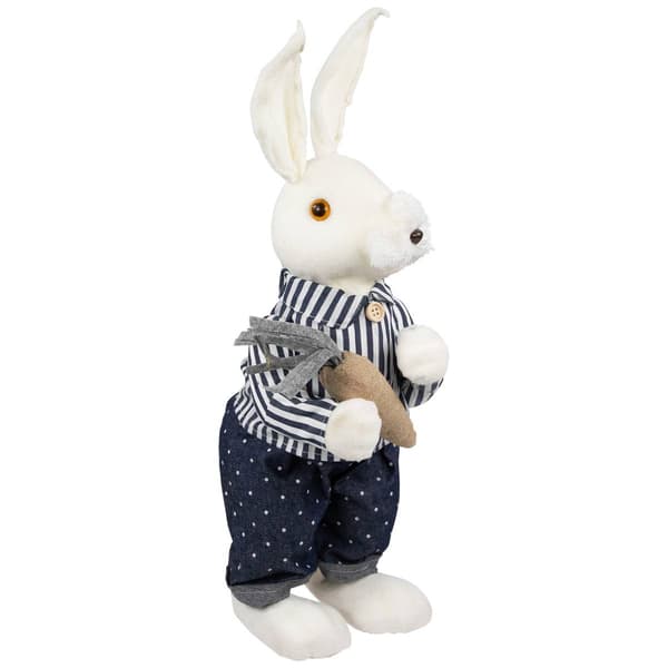 Northlight Seasonal Standing Boy Bunny w/ Carrot Easter Figurine